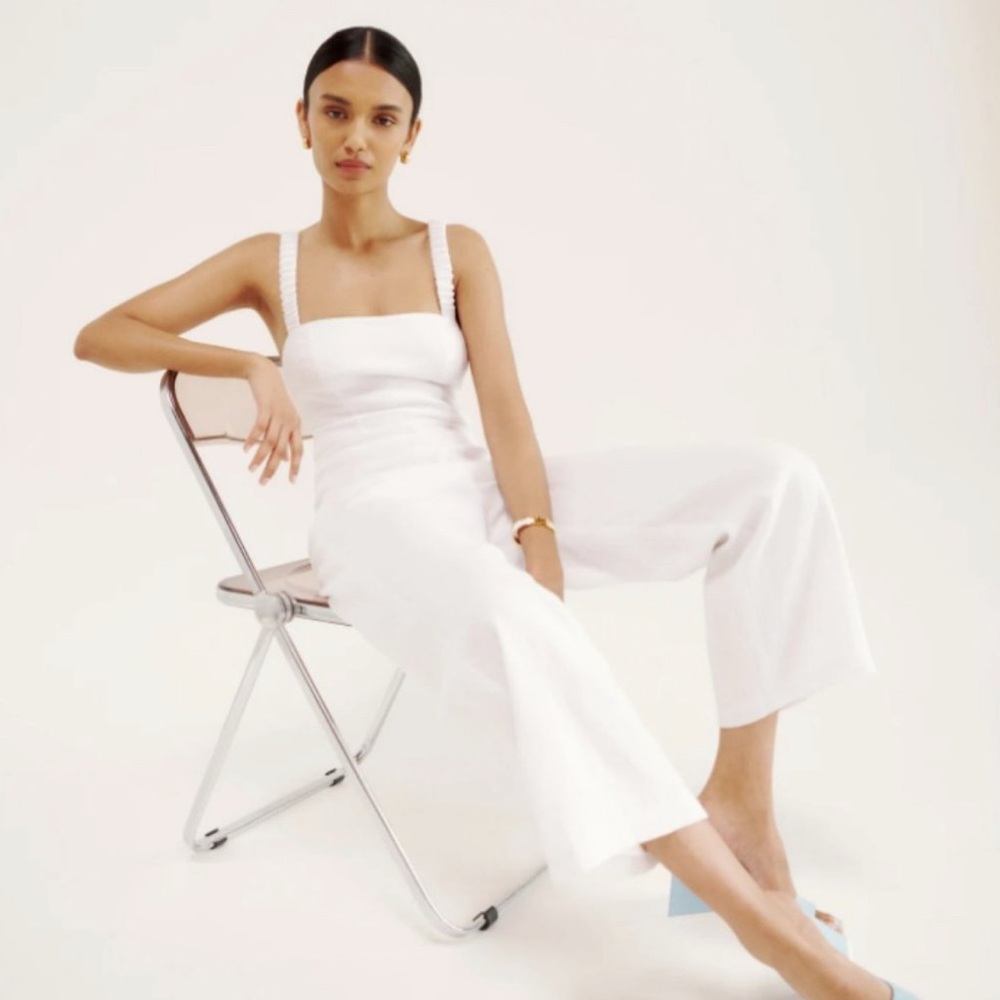 Reformation Harlow Linen Jumpsuit - Bridal Jumpsuit